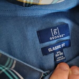 George Classic Fit Men's Blue Jeans